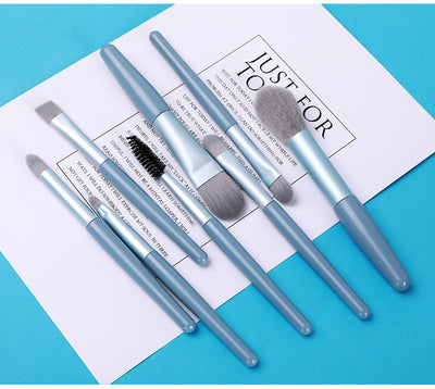 Set de Brochas de Maquillaje Portátil con Cerdas Suaves - Image 3