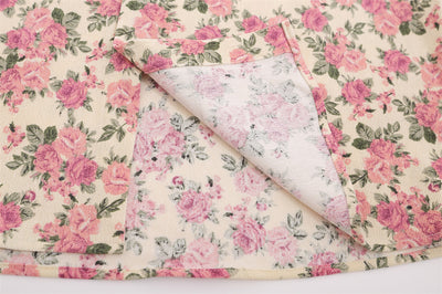 Cardigan Holgado con Estampado Floral y Solapas Contraste - Image 9