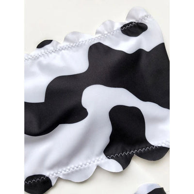Bikini Envuelto de Tela Estampado Vaca - Nuevo Estilo - Image 3
