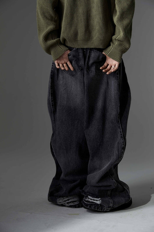 Jeans Rotos con Costuras Irregulares - Estilo Urbano Moderno - Image 14
