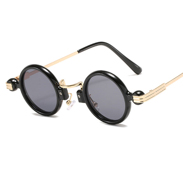 Gafas de Sol Retro Clásicas - Diseño Mixto Metal y Plástico Versátil
