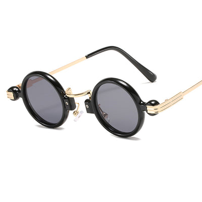 Gafas de Sol Retro Clásicas - Diseño Mixto Metal y Plástico Versátil