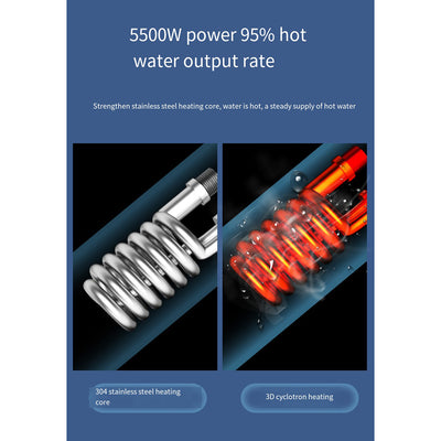 Calentador de Agua Instantáneo 3500W-5500W sin Tanque para Ducha y Cocina - Image 17