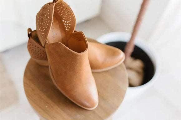 Botas Retro de Malla con Tacón Cuadrado para Mujer - Botines Cómodos Tipo Slip-On