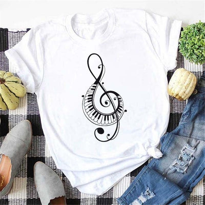 Blusa Estampada de Manga Corta para Mujer - Diseño Moderno y Versátil - Image 10