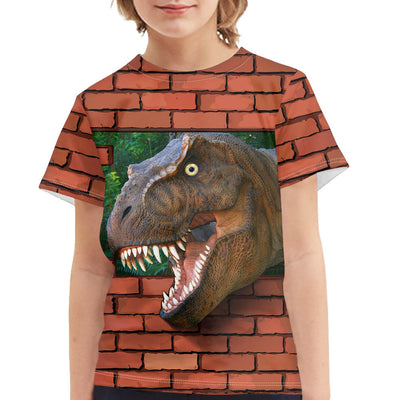 Playera Infantil Estampado Dinosaurio de Verano - Image 12