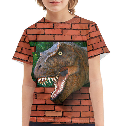 Playera Infantil Estampado Dinosaurio de Verano - Image 12