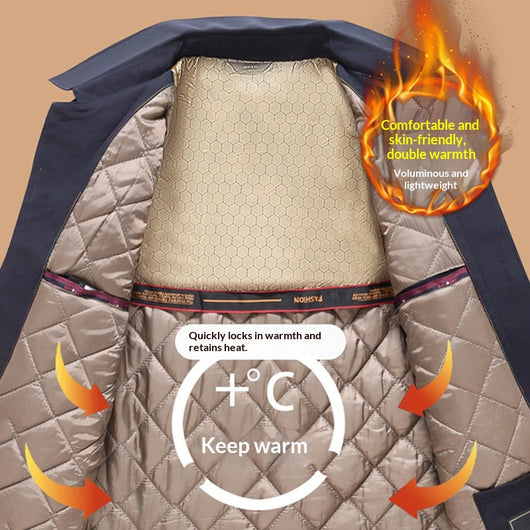 Chaqueta Acolchada de Grafeno para Hombre - Invierno y Otoño - Image 3