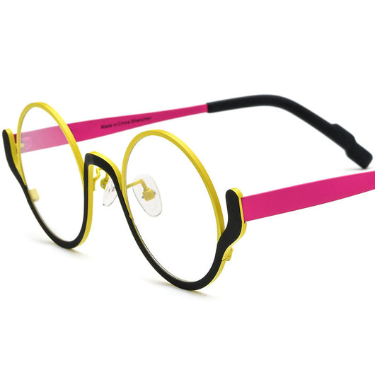 Lentes Redondos de Titanio Ultraligero en Colores Vibrantes - Image 9