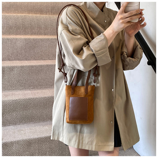 Bolsa Crossbody Retro Leopardo Otoño Invierno - Bandolera Ante Versátil para Teléfono - Image 18