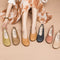 Women's Flat Cowhide Leather Shoes - Minimalist Design