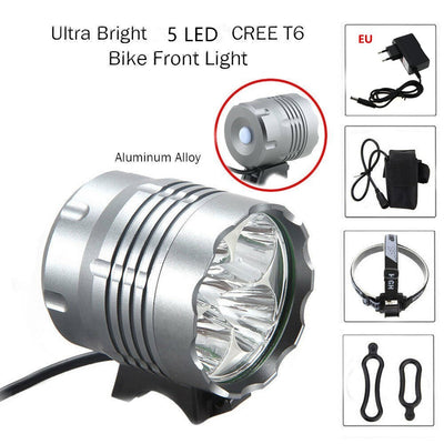 Faro LED 5T6 para Bicicleta de Montaña - Luz Frontal Ultra Potente - Image 11