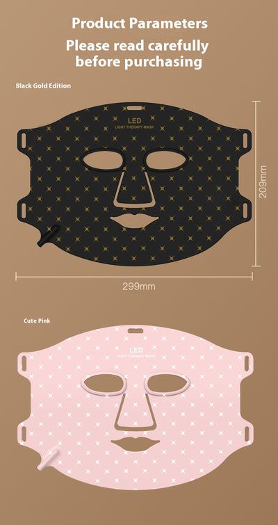 Máscara Facial LED Rejuvenecimiento Fotónico Espectro Completo - Image 17