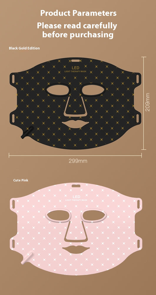Máscara Facial LED Rejuvenecimiento Fotónico Espectro Completo - Image 17