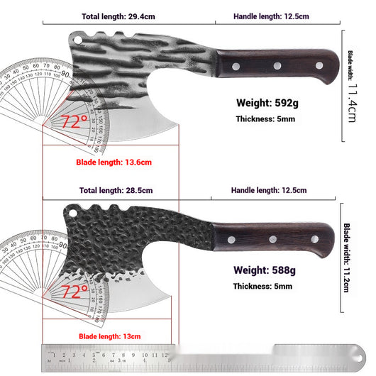 Cuchillo Forjado a Mano para Picar Huesos - Multifunción Profesional - Image 4