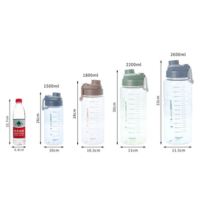 Botella Térmica Deportiva Transparente Resistente al Calor - Vaso Portátil para Viajes - Image 7