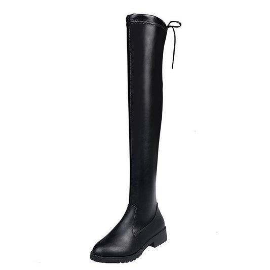 Botas Altas Over-the-Knee de Tacón Plano - Image 2