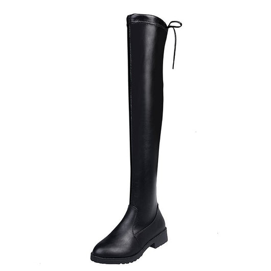 Botas Altas Over-the-Knee de Tacón Plano - Image 2