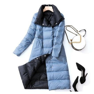 Chaqueta de Plumón de Pato Ligera - Abrigo Invernal Midi Elegante - Image 9