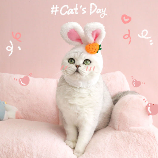 Gorro Divertido con Orejas de Gato, Perro y Conejo para Mascotas y Decoración Pascual - Image 2