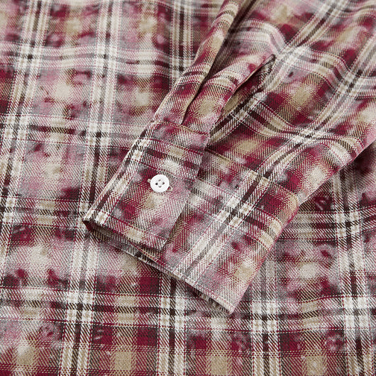 Camisa Cuadros Suelta Manga Larga Casual - Image 25