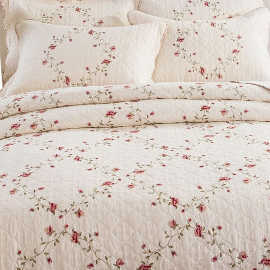 Colcha de Verano en Algodón Blanco con Bordados Elegantes - Image 6