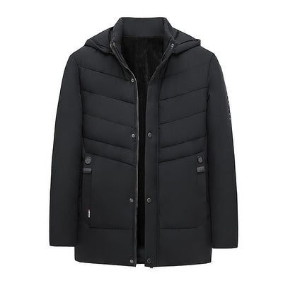 Elegante Abrigo Acolchado de Terciopelo para Invierno - Image 4