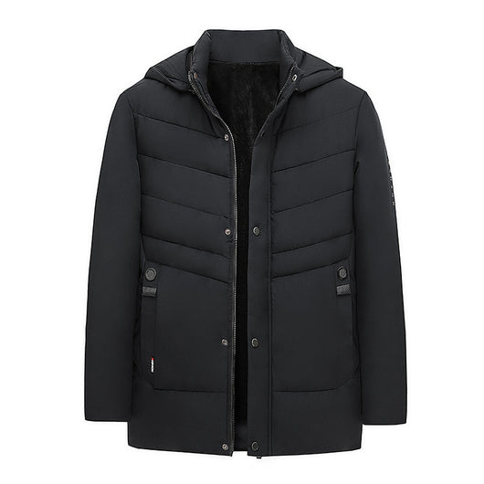 Elegante Abrigo Acolchado de Terciopelo para Invierno - Image 4