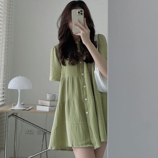 Vestido Camisero Plus Size Elegante para Mujer - Perfecto para Verano - Image 3