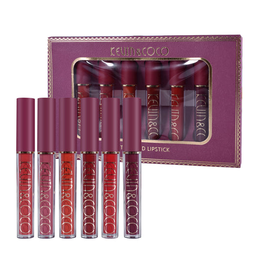 Set de 6 Brillos Labiales de Colores Vibrantes