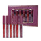 Set de 6 Brillos Labiales de Colores Vibrantes