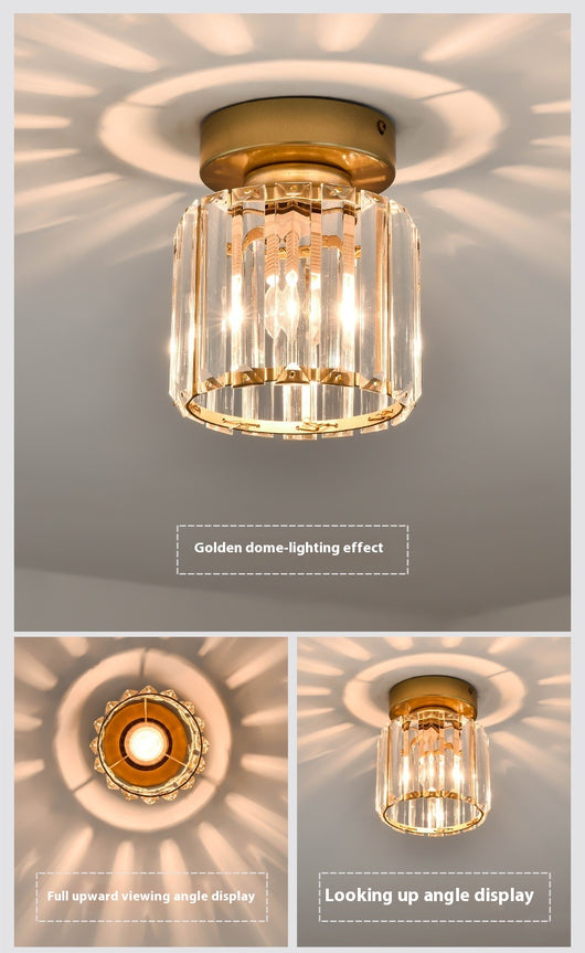 Lámpara de Techo Nórdica de Cristal con Diseño Creativo para Pasillos - Image 12
