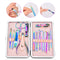 Set de 15 Herramientas de Manicura Profesional Acero Inoxidable