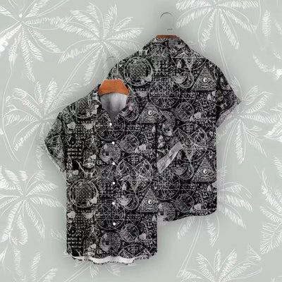 Camisa Vintage Playa Hombre Estampado Digital 3D - Image 25