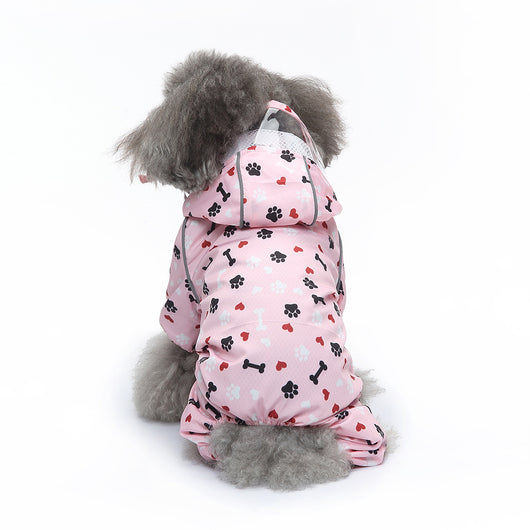 Impermeable Reflectante para Perros Cuatro Patas - Diseño Universal Todo Clima - Image 7
