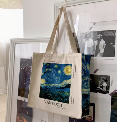 Bolsa de Lona con Estampado Cielo Estrellado - Image 8