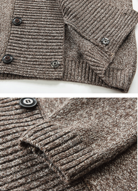 Cardigan Doble Abotonado Casual para Jóvenes - Image 15