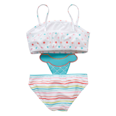 Traje de Baño Enterizo para Niñas - Diseño Fuente Térmica - Image 4