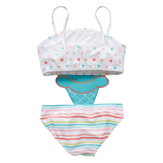 Traje de Baño Enterizo para Niñas - Diseño Fuente Térmica - Image 4