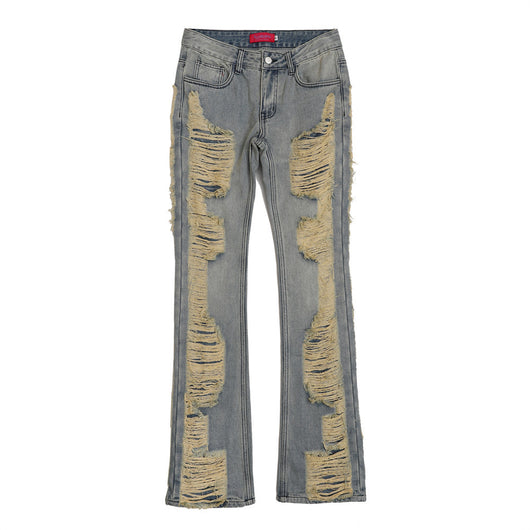 Jeans Desgastados a Mano con Efecto Vintage para Hombre - Image 3