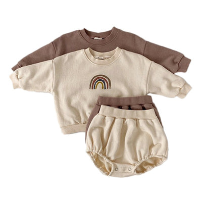 Conjunto Infantil de Manga Larga y Shorts - Image 11