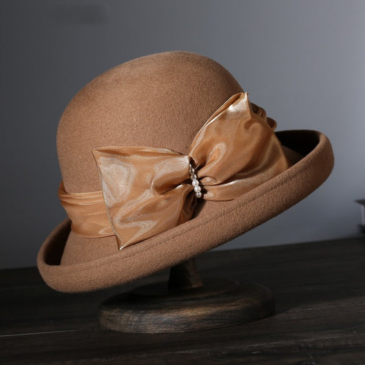 Gorro Balde Retro de Lana - Estilo Versátil para Otoño e Invierno - Image 3