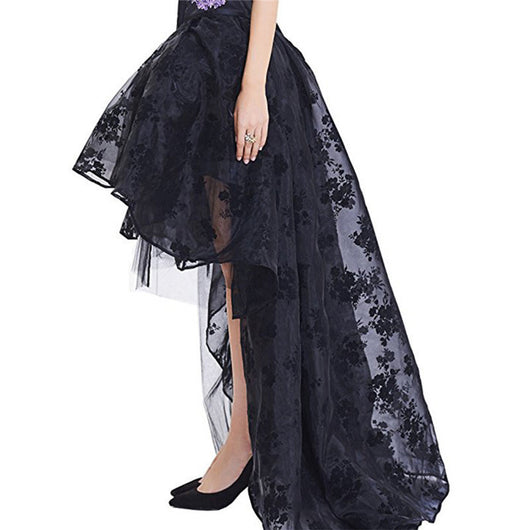 Falda Bordada con Encaje Elegante - Image 12
