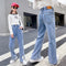 Pantalones Acampanados con Corte Dividido para Niños Grandes - Skinny Stretch