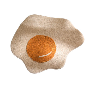 Tapete Absorbente Antideslizante Huevo Frito para Baño - Image 7