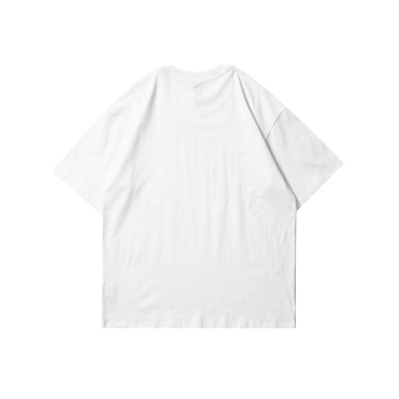 Camiseta Oversize con Estampado de Calavera
