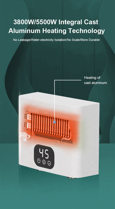 Calentador de Agua Instantáneo Eléctrico Xiaochubao - Image 11