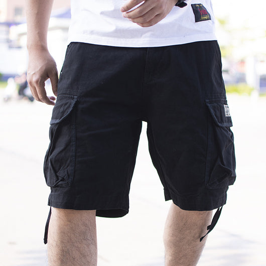 Shorts de Trabajo Talla Grande Sueltos Color Liso - Image 5