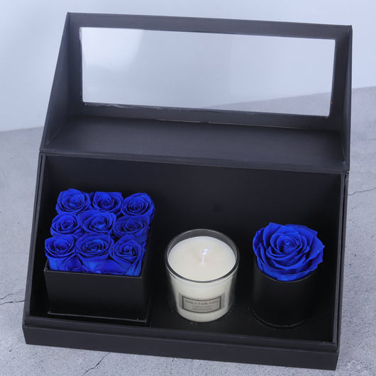 Set de Velas Aromáticas con Flores Preservadas - Caja de Regalo Premium - Image 6