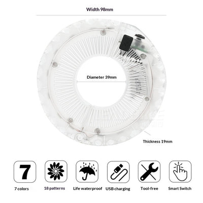 Luz LED para Ruedas de Bicicleta de Equilibrio - Accesorios de Seguridad Nocturna - Image 7